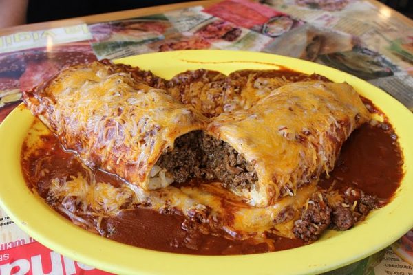 mexican food on a plate